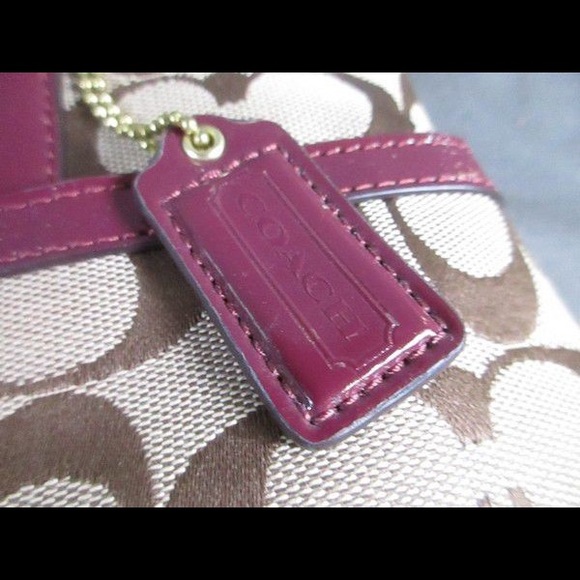 Coach Signature Stripe Tote F28504 - Picture 5 of 6